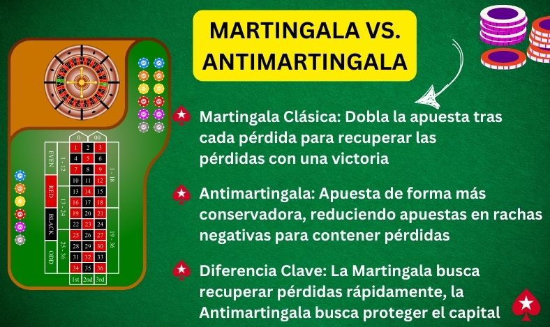 Martingala vs. Antimartingala