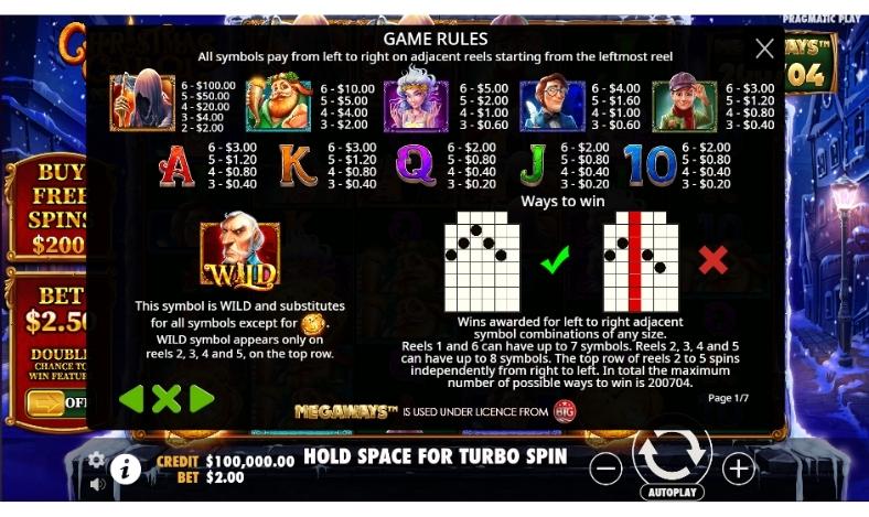 Christmas Carol Megaways Tragaperras