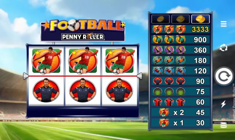 Football Penny Roller Slot Gratis
