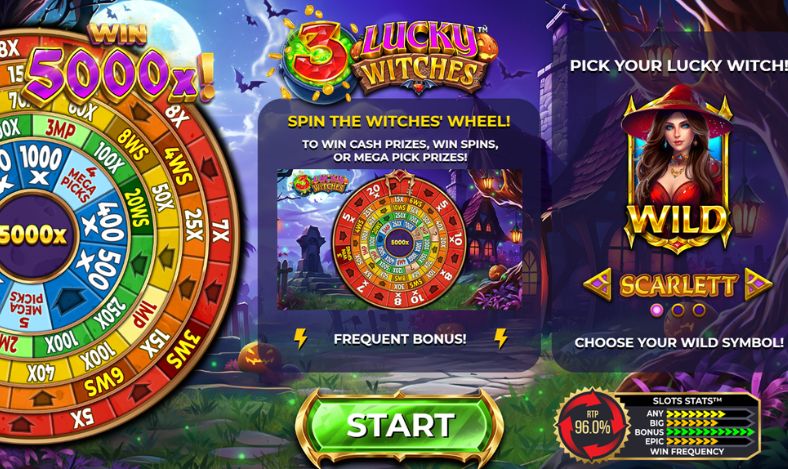 3 Lucky Witches Tragaperras