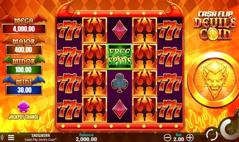 Cash Flip Devil's Coin Slot Online