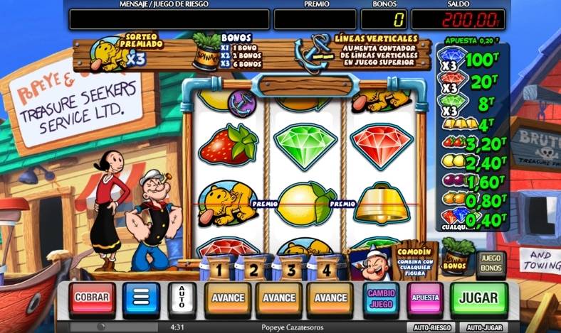 Popeye Cazatesoros