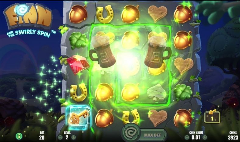 Finn and the Swirly Spin Tragaperras