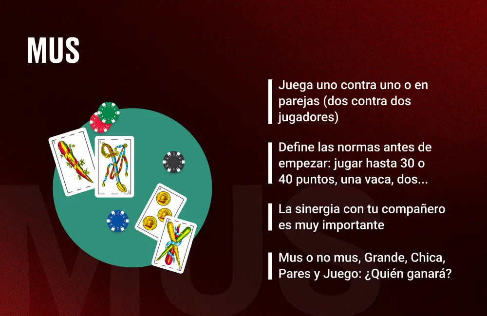 juego de cartas para 3 personas el Mus