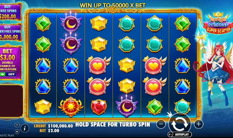 Starlight Princess Super Scatter demo