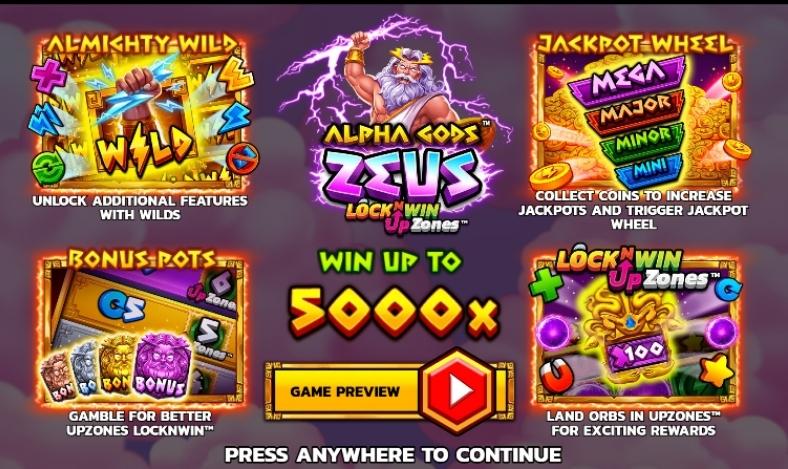 Alpha Gods Zeus Lock'n Win