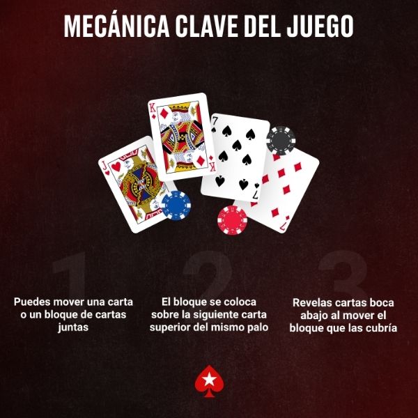 Cómo mover cartas en Solitario Escorpión