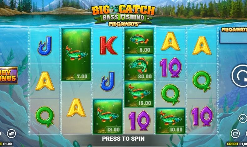 Big Catch Bass Fishing Megaways