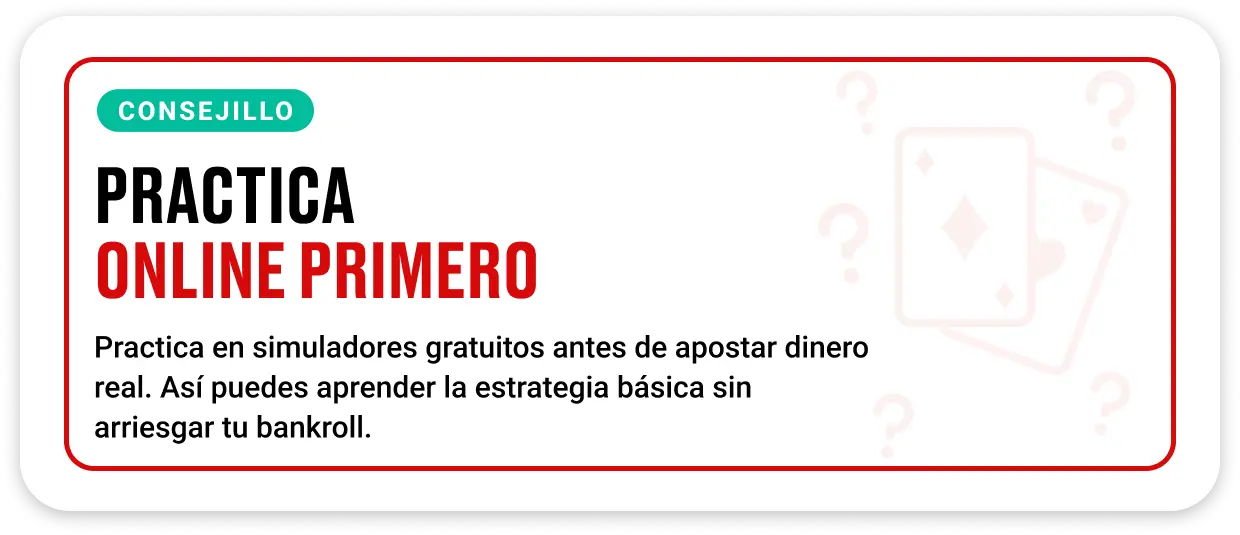 Jugando blackjack online para practicar antes de apostar dinero real