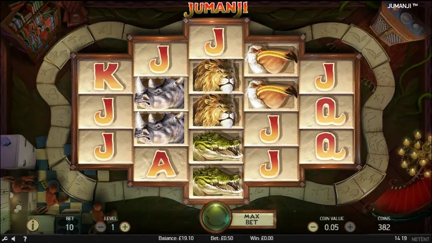 Jumanji slot tragaperras