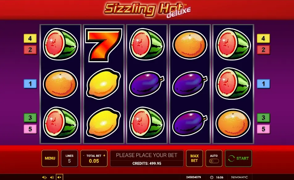 Sizzling Hot Deluxe (Novomatic)