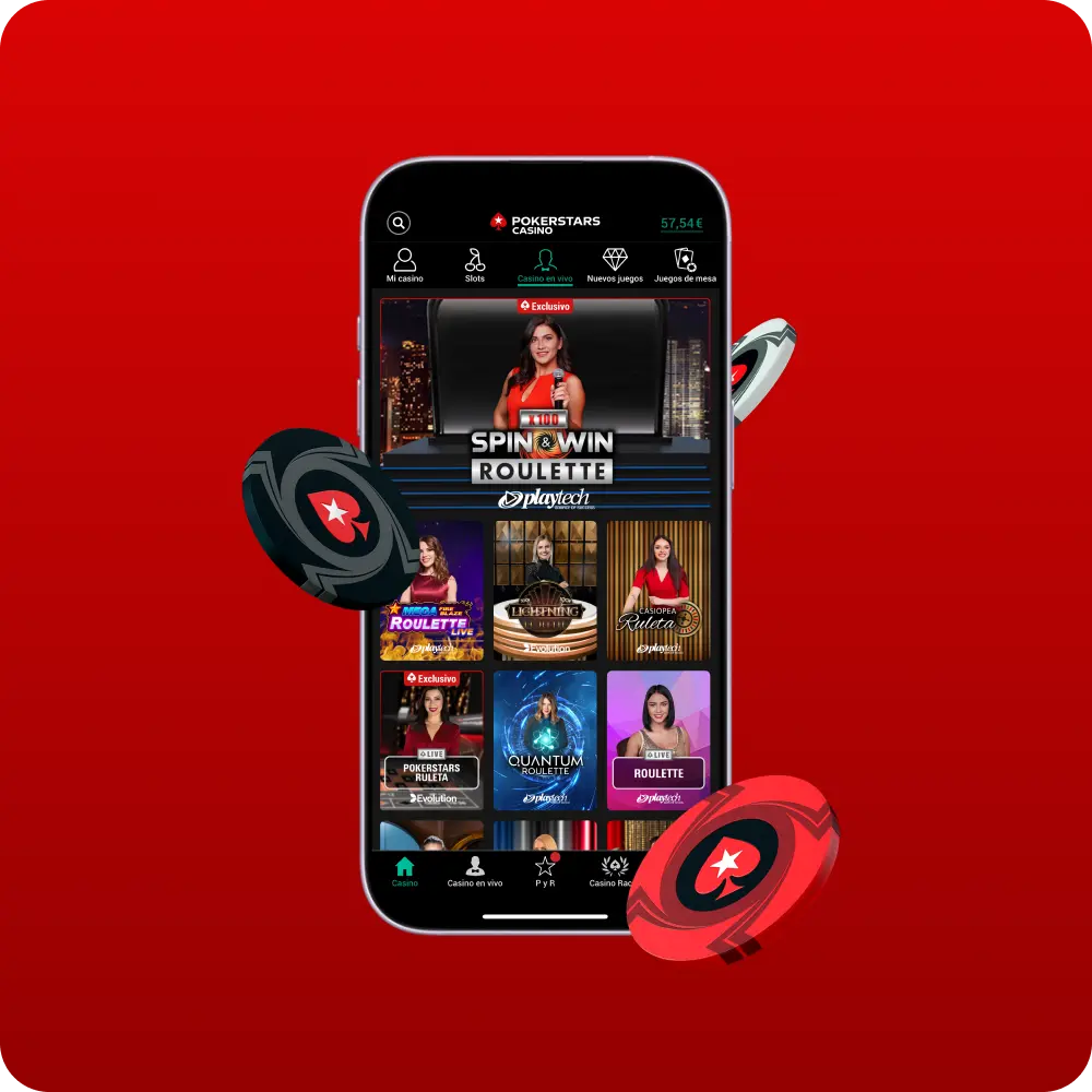 Lobby de la ruleta de PokerStars