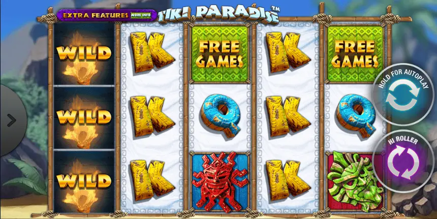 Tiki Paradise tragaperras