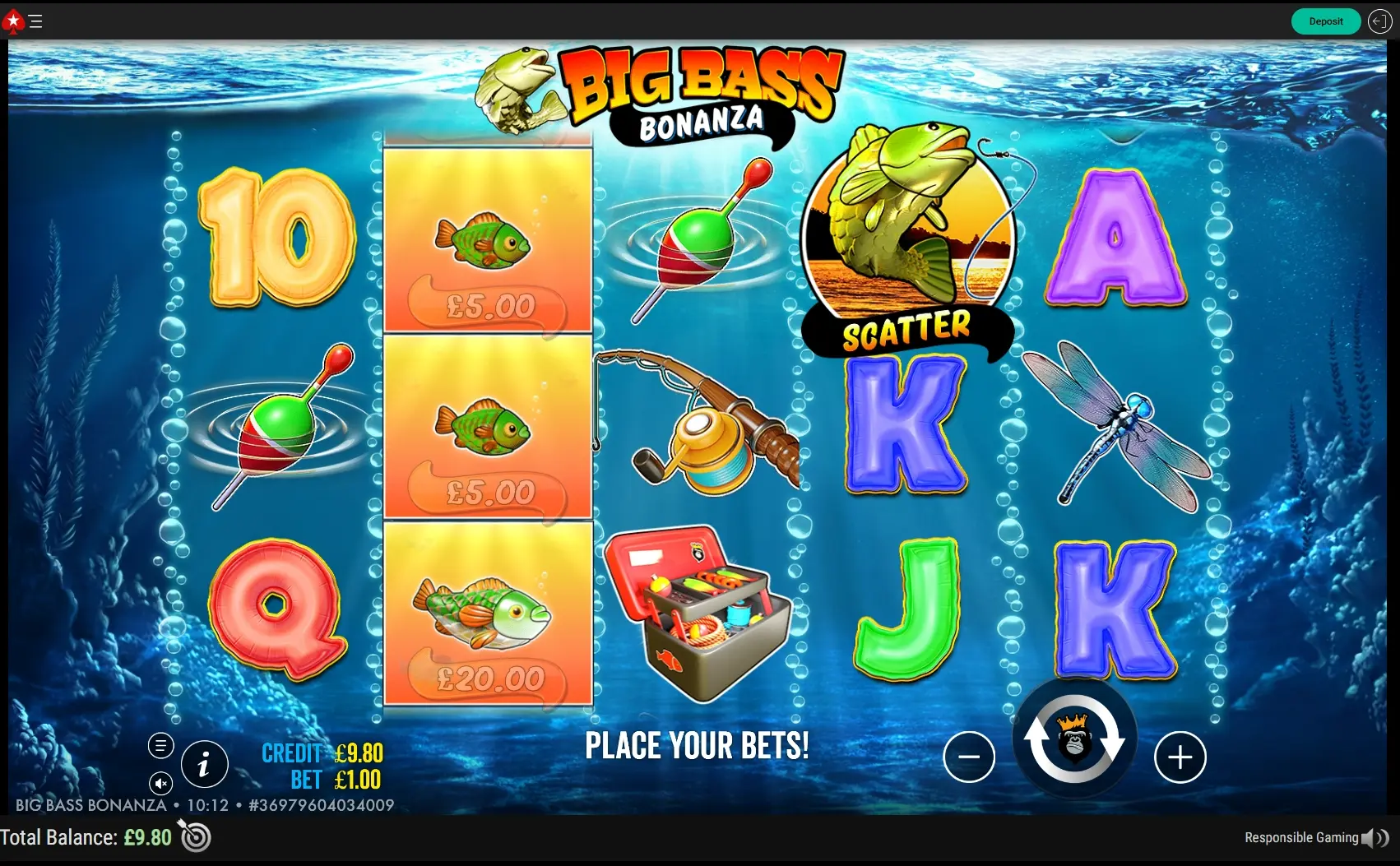 in game big bass bonanza image
