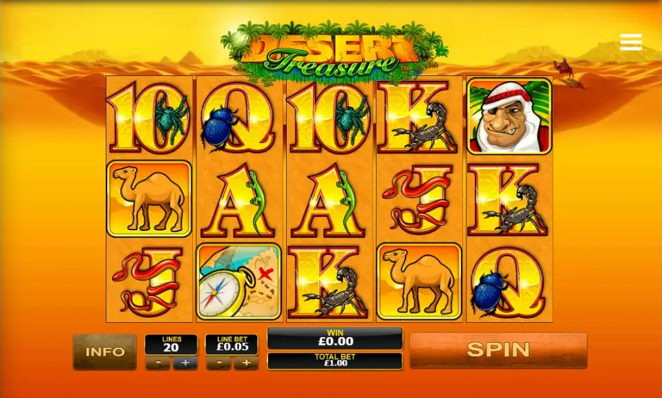 Desert Treasure tragaperras