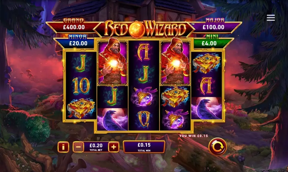 Fire Blaze Red Wizard tragaperras