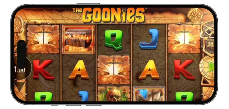 The Goonies mobile slot