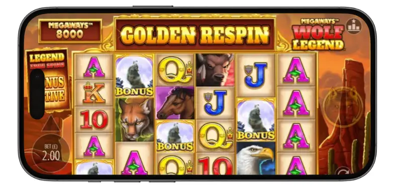Wolf Legend Megaways mobile slot