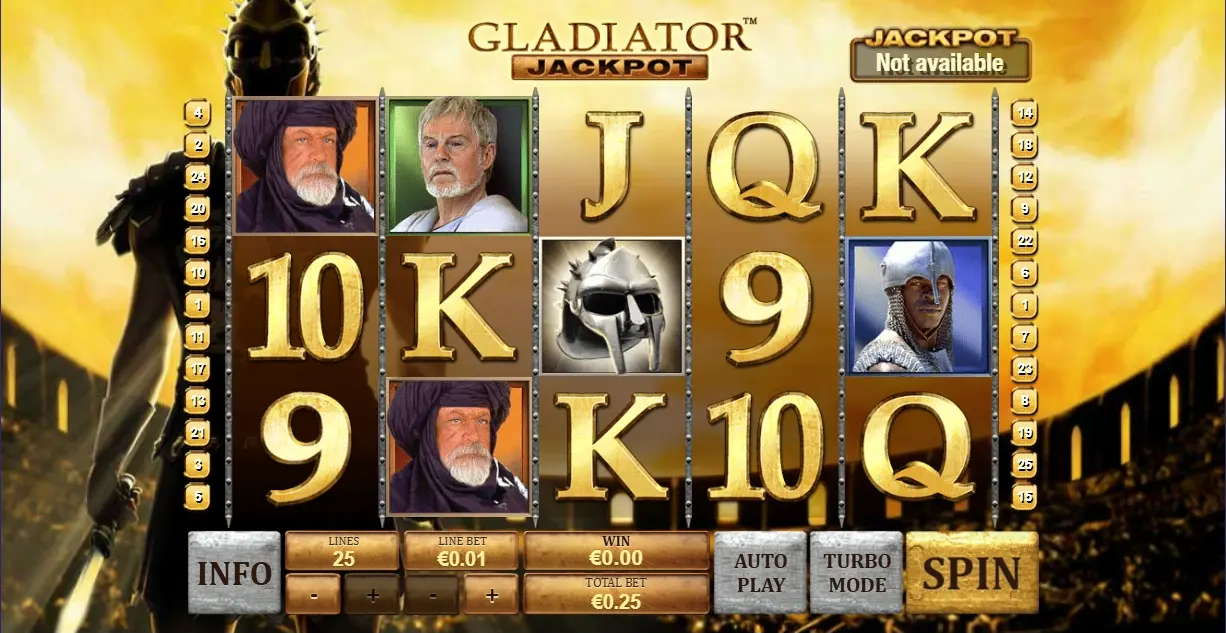 gladiator jackpot tragaperras