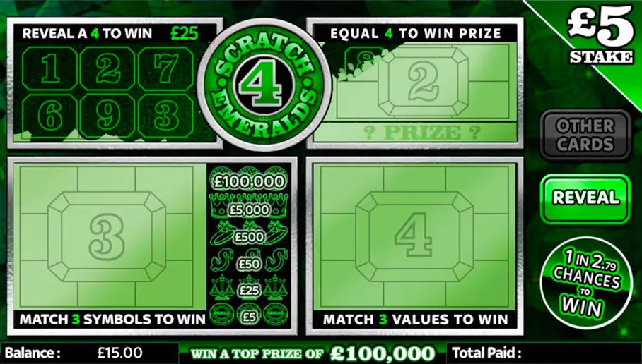 Scratch 4 Emeralds